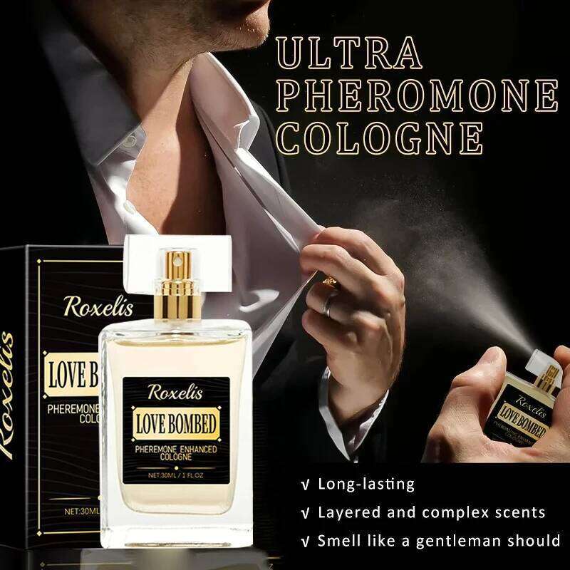 Pheromone Perfume Of Man To Attract Women,Business Gentlemen Light Fragrance Charm Fresh Cologne Sexy Temptation Eau De Toilette Z260311