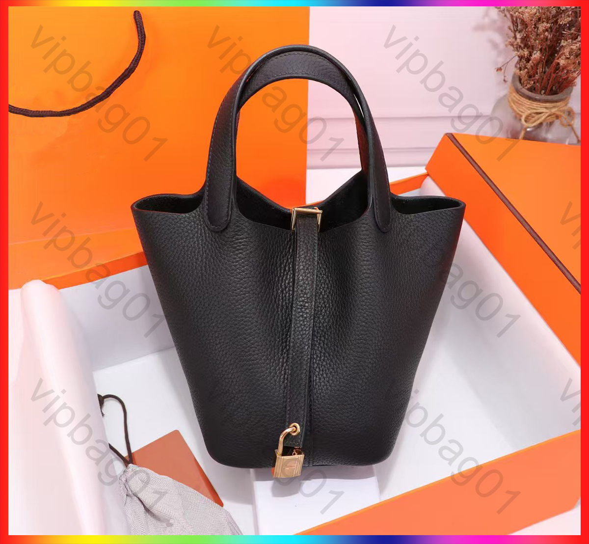 7A Designer bag tote bag purse genuine leather fashionable large capacity bucket bag crossbody bag shoulder bag casual mini handbag solid color party evening bags