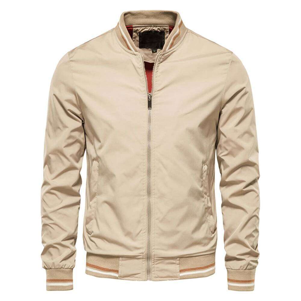 Spring Summer Bomber Jacket Black Casual Slim Fit Baseball Mens New Autumn Fashion High Quality Jackets for Men 26H0311