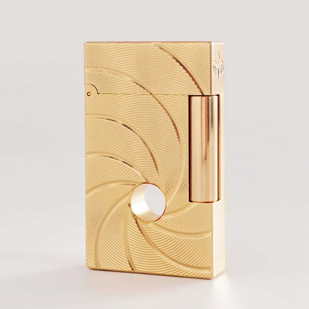 JTDunant L2 Lighter Metal Engraved 007 Butane Gas Cigarette Gadgets Clear Sound Fathers Day Gifts Smoker Luxury Collections N260311