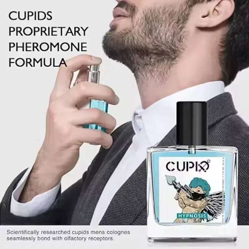 50ML Original Cupid Men's Pheromone Cologne Lasting Mature Hypnotic Rich Fragrance High Quality Hombre Perfume Body Spray Z260311