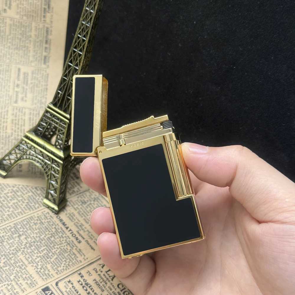 Classic Gas Lighters D Brand Paris Lighter For Smoker Soft Flame Cigarette Lighter Smoking Gadgets Limited Edition Mans Gift N260311