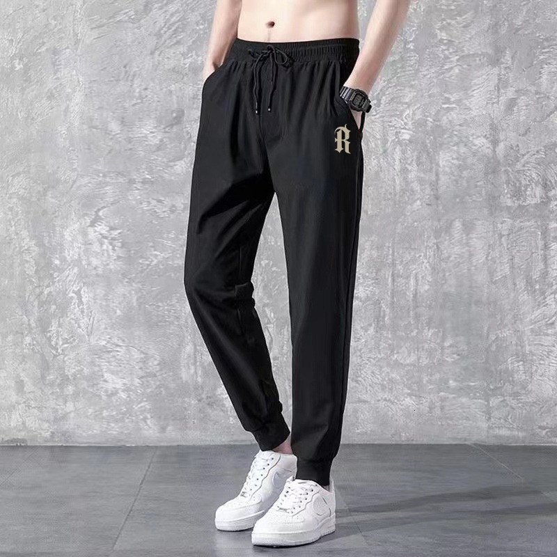 Spring And Autumn New Style Jogger Pants Designer Pants For Men Version Ins Trend Thin Large Size Versatile Slimming Casual Pants Sports Long Pants