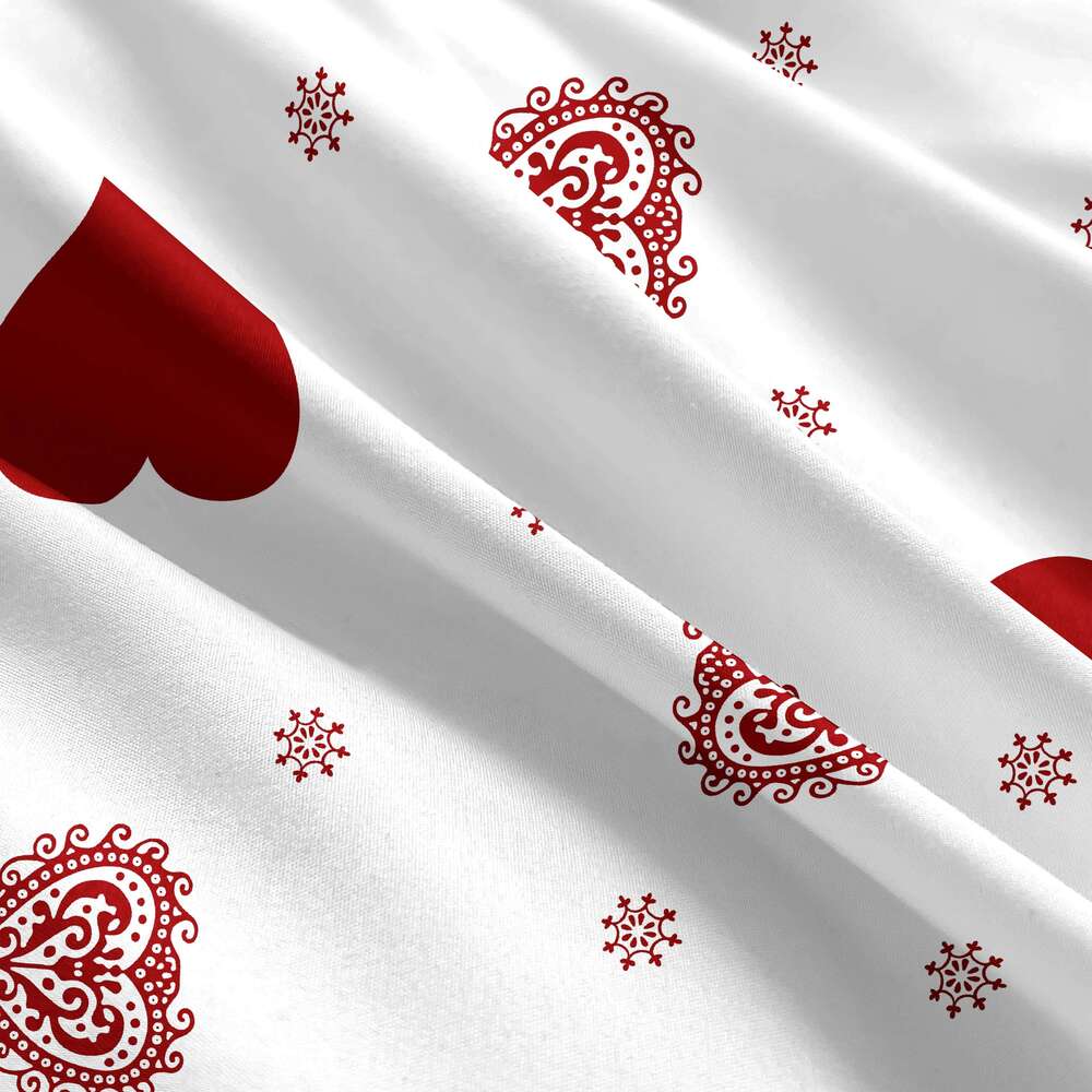 4pcs heart symbol brushed Fitted sheet+flat sheet+pillowcase set skin friendly breathable Queen Size Flat bed sheet Pillowcases H260311