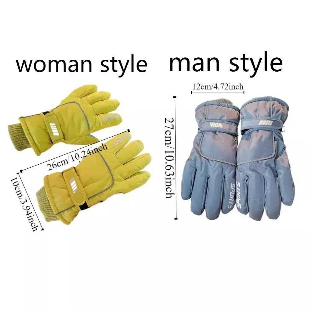 Portable Winter Warm Touchscreen Ski Gloves Non-slip Snow Snowboard Outdoor Mittens Windproof Thicken Cycling Gloves M260311
