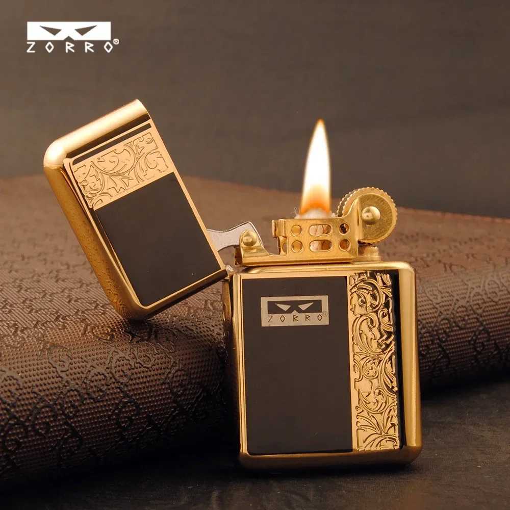 Upgrades The Third Generation Cotton Oil Lighter Resin Process Sealed Movement Brass High-end Personalized Gift N260311