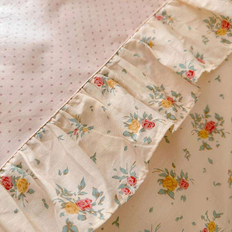 3pcs 100% Cotton Duvet Set 1*Duvet Cover + 2*Pillowcase, Without Core, Korean lace Bedding Set, Soft Comfortable H260311