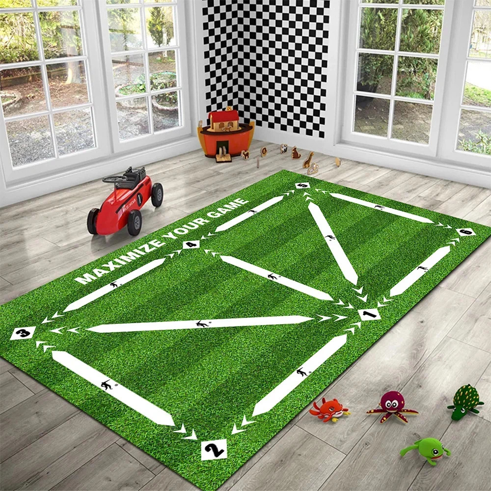 Football Training Mat Soccer Training Equipment Non Slip Foldable Kids Adults Dribble Mat Training Indoor Ourdoor Equipment 260303