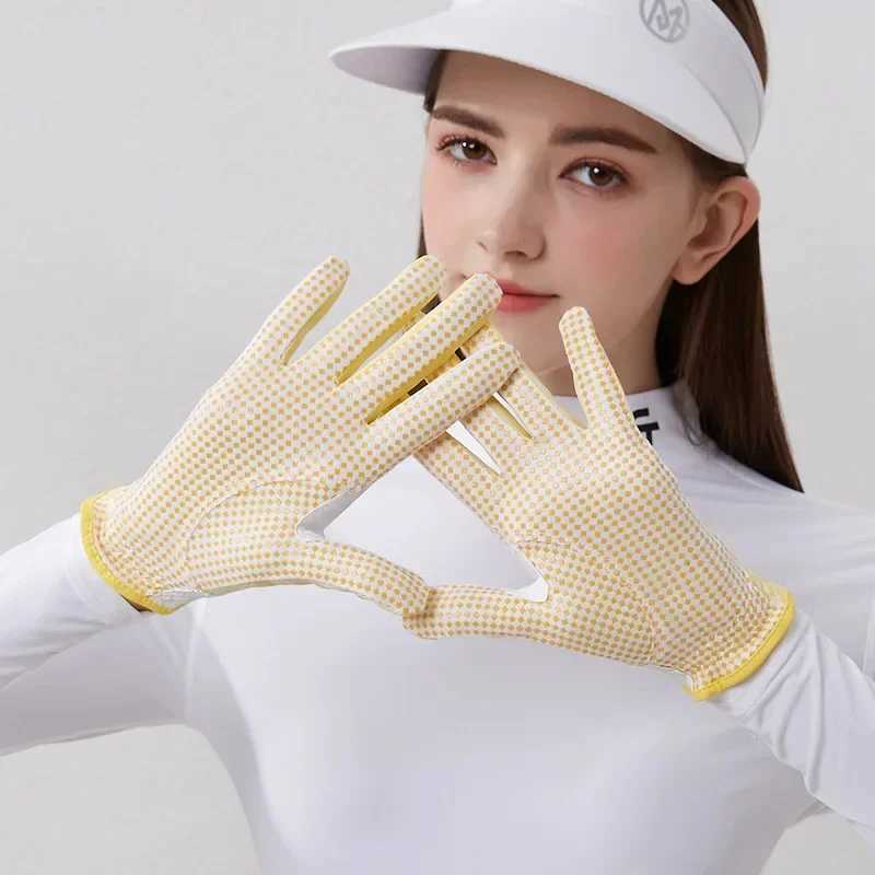 ist 1 Pair Ladies Left Right Hand Gloves Women Anti-Slip Granules Mittens Korean Style Breathable Elegant Gloves M260311