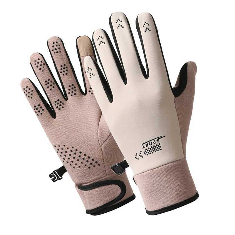 New Motorcycle Gloves Protective Gear Racing Gloves Anti-slip Waterproof Windproof Touchscreen Winter Warm Full Finger Gloves M260311