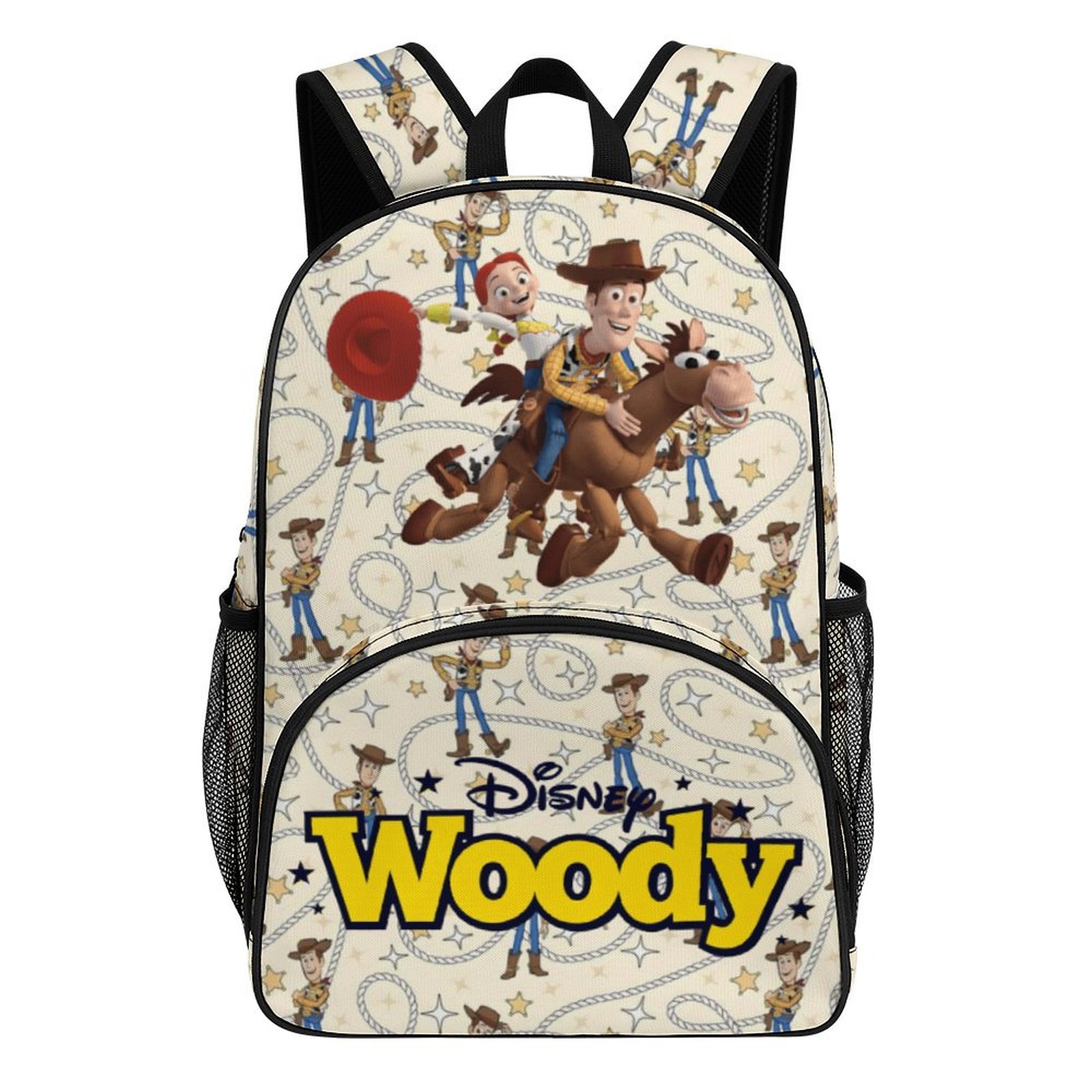 Woody Large Capacity Backpack Disney Cartoon Toy Story Schoolbag Man Woman Teen Boy Girl Fashion Bags Design Your Photo Logo Party Holiday Custom Gift