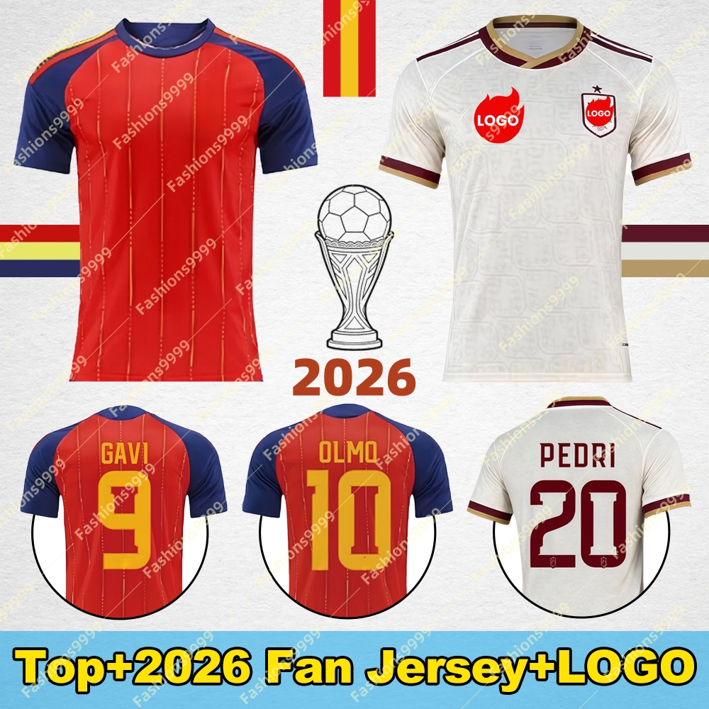 Spain Jersey 2026,World Cup 2026 Jersey,Home and Away Fan Soccer Jerseys,Customizable jersey names and numbers,Sizes for men, women, and Kids, 16-4XL