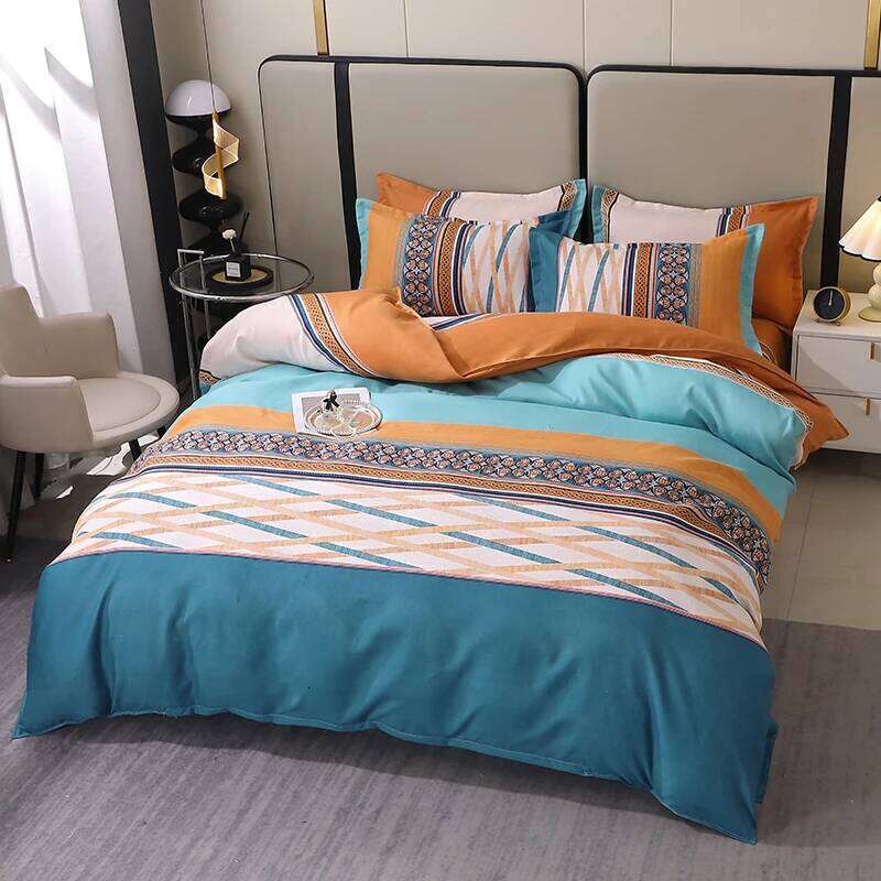 3 Pieces Striped Duvet Covers Soft Set Minimalist Modern Comforter Cover Thickened Breathable Bedding Sets for All Season H260311