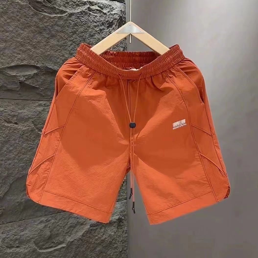 Summer Designer Pants Men's Loose Quick-dry Embroidered Sports Shorts Versatile And Comfortable Trendy Beach Mid-length Pants