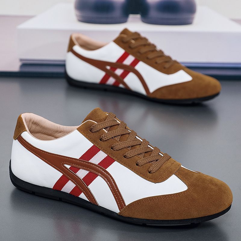 2026 Autumn/winter New Style Leather Waterproof Casual Shoes - Low Top Luxury Multi-functional Loafers - Sport Shoes - English Style Lace-up Flat Shoe