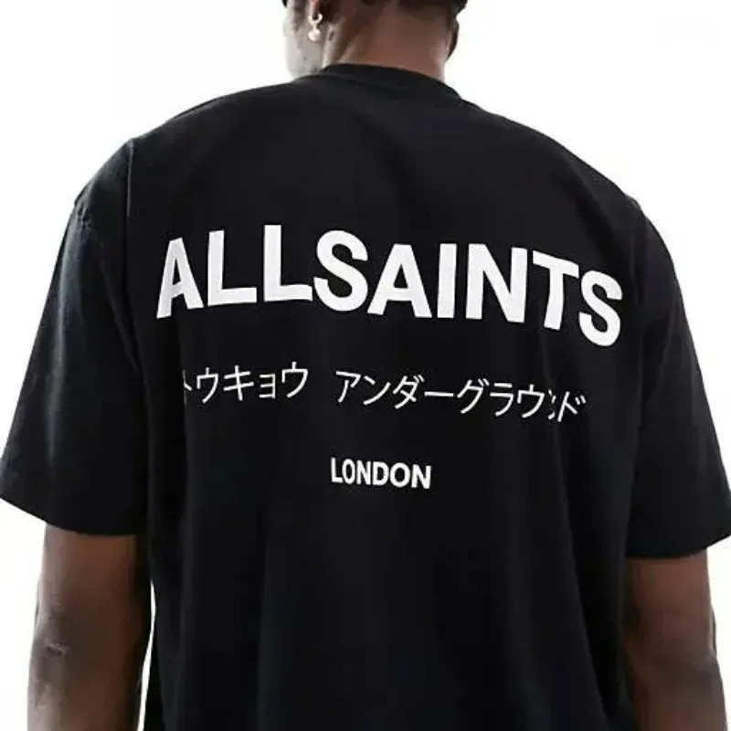 ALL SAINT Men's Designer T Shirt Fashion Allsaint Tops Oversize Tees 2026 Summer Cottons Clothing Simple Luxury Brand Fit For Women's Short Sleeved Clothes wearstore