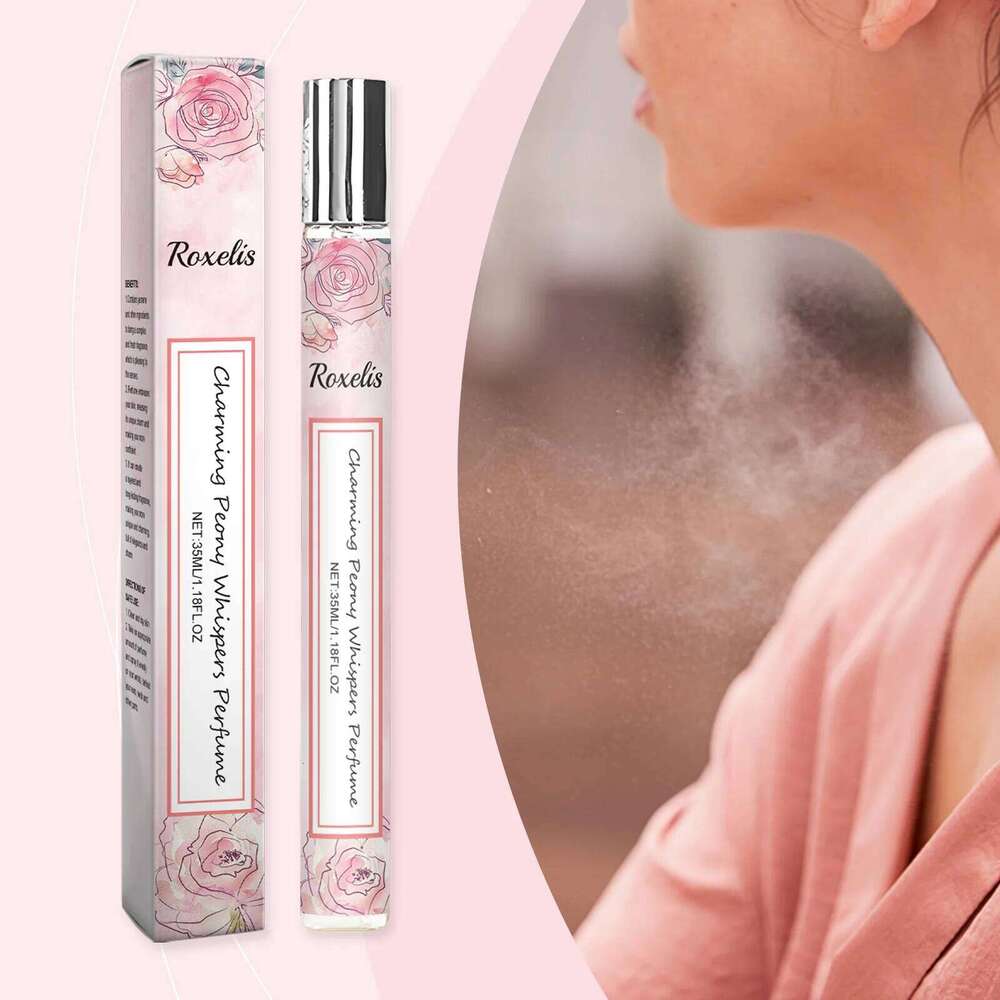 Roxelis 35ml Charming For Women Luxury Floral Elegant Fragrance Deodorant Alcohol-Free Refreshing Peony Perfume Z260311