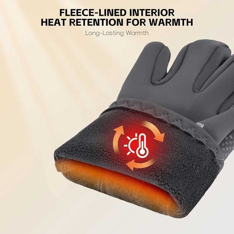 WEST BIKING Winter Cycling Gloves Full Fingers Women Men Gloves Outdoor Sports Riding Racing Running Touchscreen MTB Bike Gloves M260311