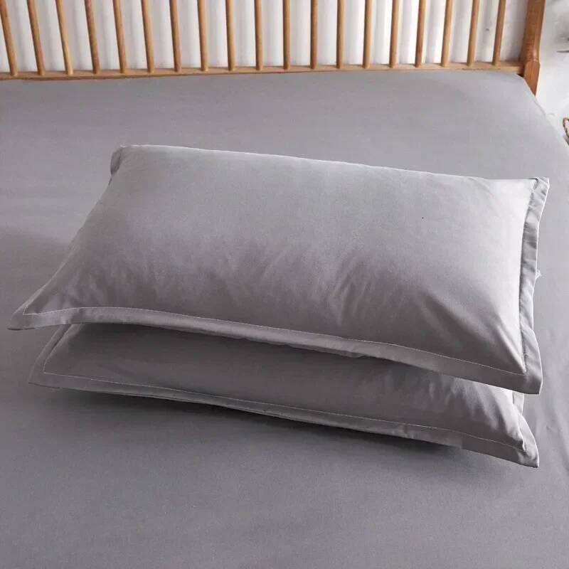 3pcs Cotton Bed 1 Fitted Sheet + 2 Pillowcases Breathable Soft Mattress with Pillow Cover Bedding Set H260311 - view 5