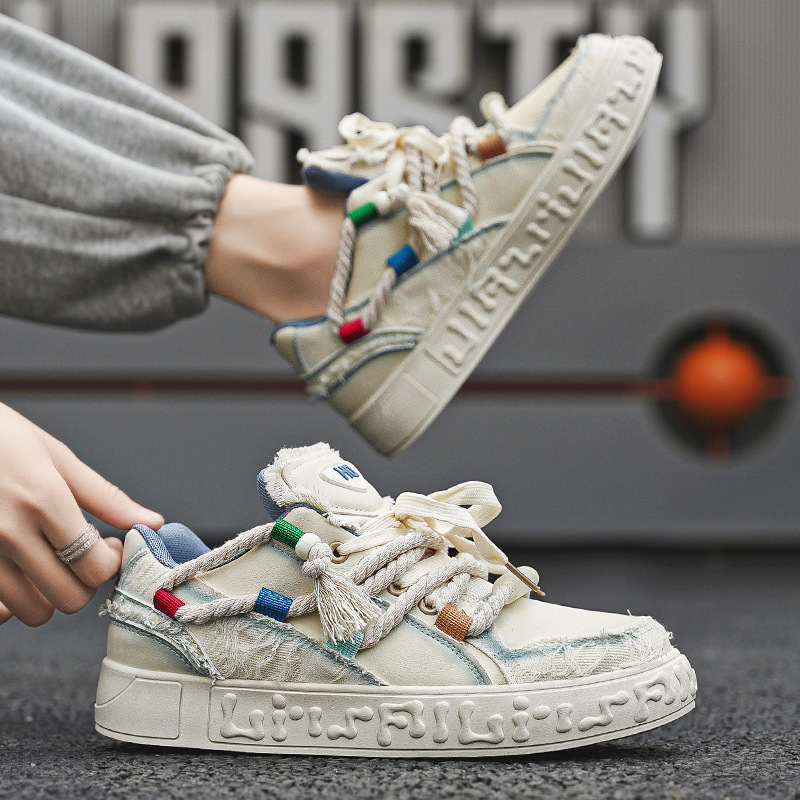 2026 Men's Sport Shoes - Spiky Hair Style Outdoor Design - Comfortable Design - Casual Wear Style - Board Shoes - Men's Fashion Trend - Mult