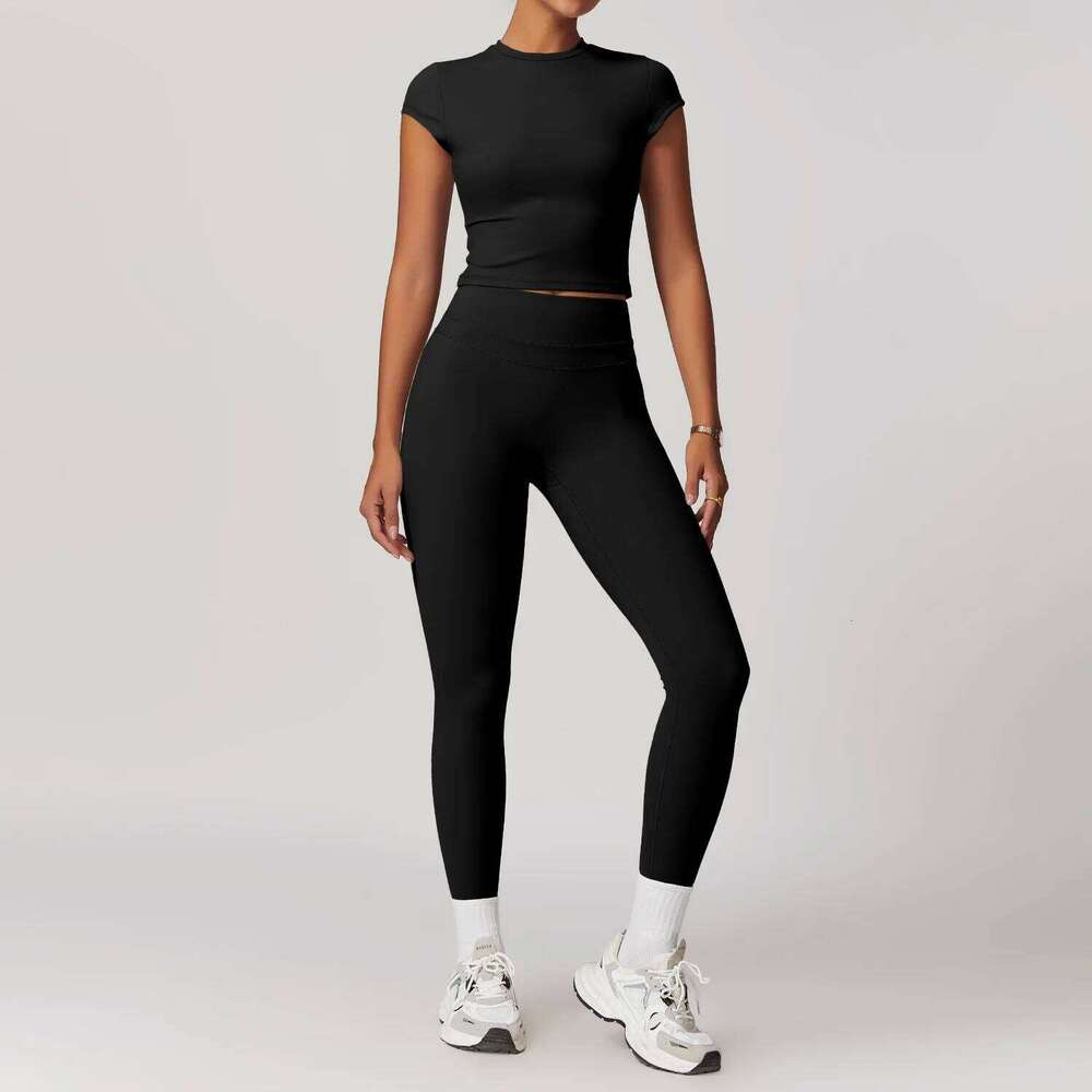 SWELTERING 2 Pieces Women Clothes Sportswear Yoga Suits Fitness Set Tracksuits Sports Bra Gym Leggings 26H0311