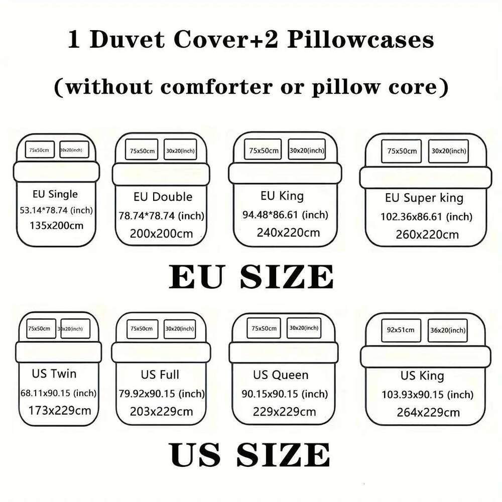 Three-piece set 1 duvet cover + 2 pillowcases, coreless, cartoon engineering vehicle element print bedding set, multiple sizes H260311