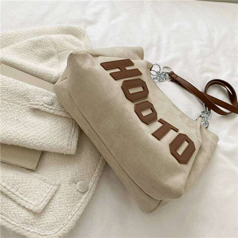 Vintage Shopping Trend Fashion Women Single Handbag Shoulder Large Capacity Nubuck Tote Bag, Perfect for Everyday Use XJ260311