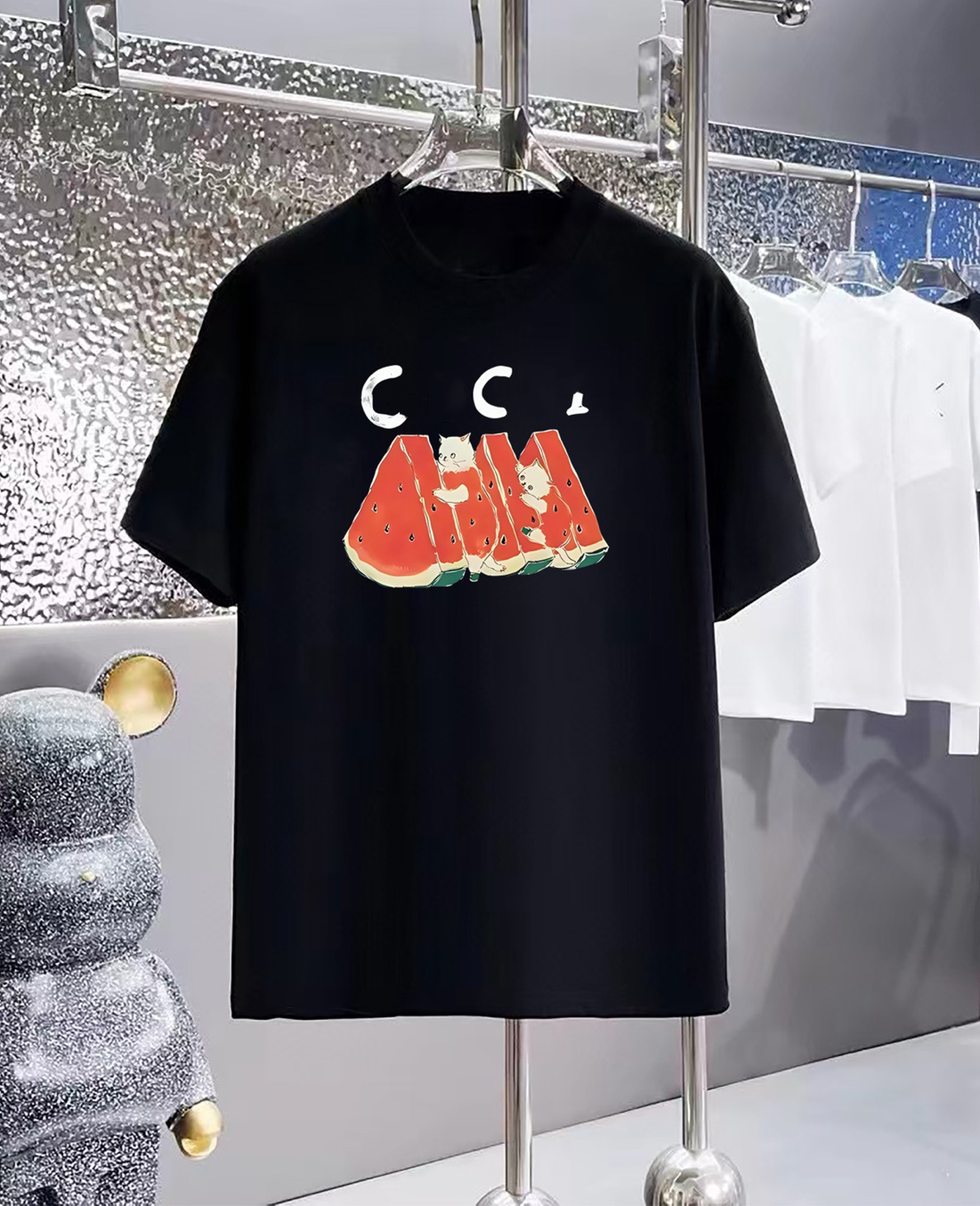 Designer T Shirt High Street Graphic T Shirts For Men Summer Classic Pattern Decoration Fashion men Short Sleeve Shirts