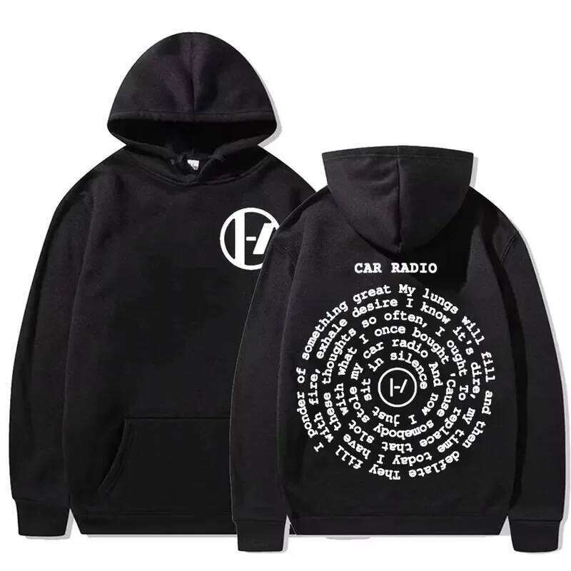 2025 Twenty One Pilots Car Radio Double Sided Print Hoodie Harajuku Hip Hop Oversized Sweatshirt Men Women Fashion Casual Cozy H L260512