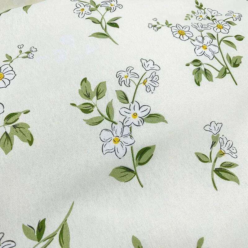Floral Print Brushed Home Bedding Simple Fresh Comfortable Duvet Cover Set with Sheet Comforter Covers Pillowcases Bed Linen H260311