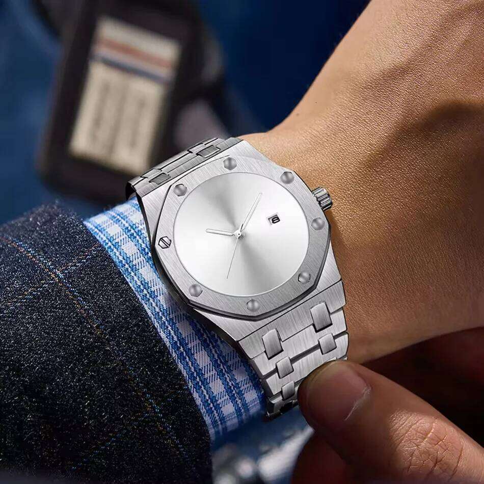 Minimalist Logo-Free Waterproof Luminous Stylish Casual Men's Quartz Watch