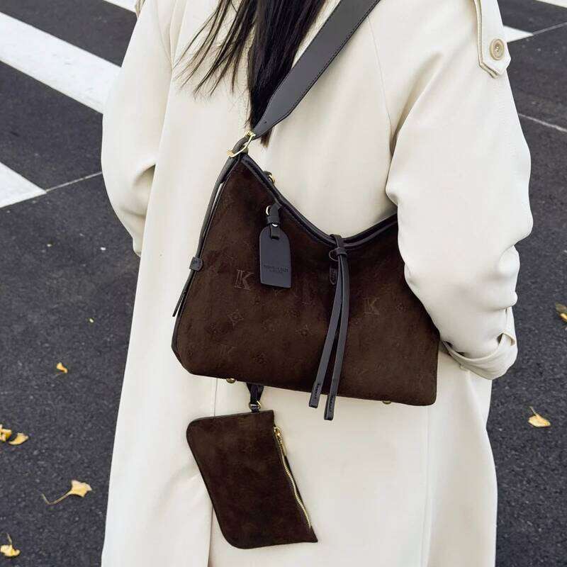 Women High End Sleek Luxury Leather Tote Bag Elegant Fashion Daily Shoulder Handbag Crossbody XJ260311