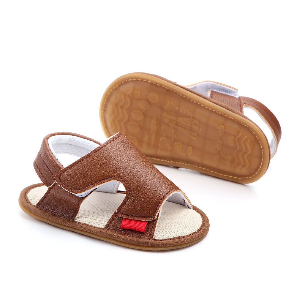 Infant Sandals Fashion Soft Crib Shoes Anti Slip Summer Kidszworld Toddler Boys Girls First Walker Baby Soft Sole Sandals Shoes K0730