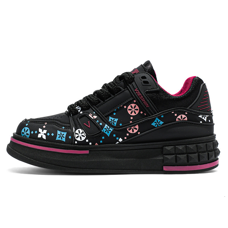 2026 Model Men's Fashionable Printed Casual Sports Shoes With Thick Sole Design Increased Heel Height. Various Styles Highly Comfortable Suitable