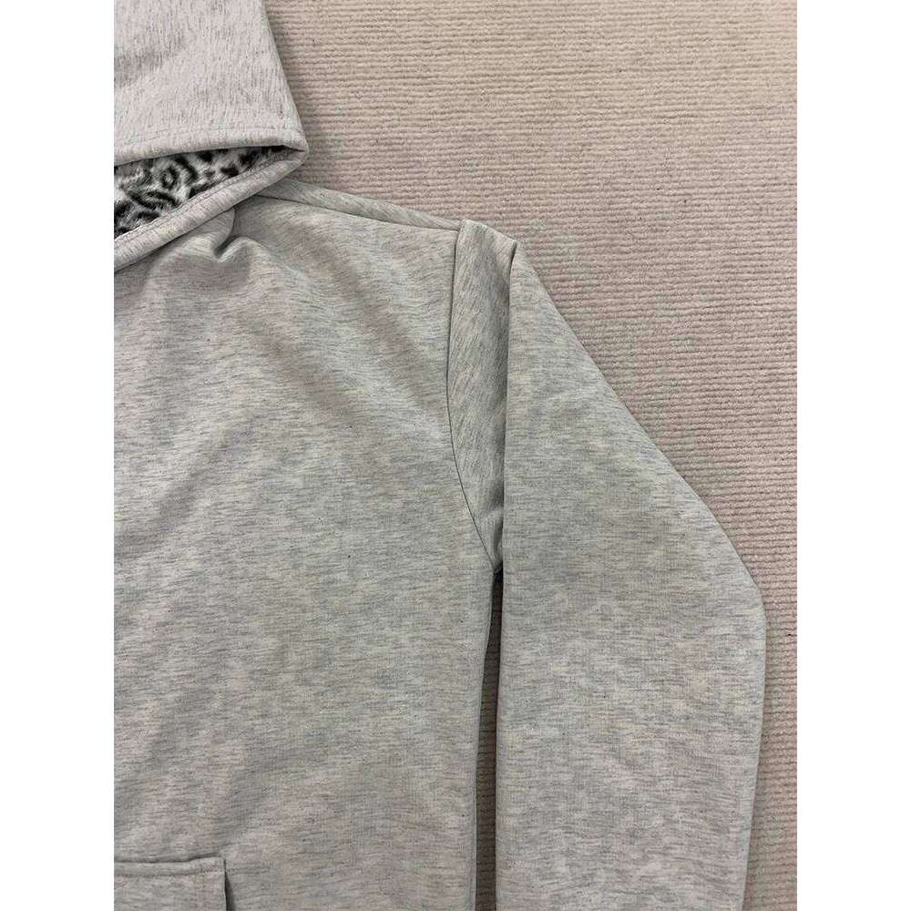Autumn/Winter Leopard Grey Double sided Zipper Men's Casual High Street Warmth Hoodie men's autumn clothing new 26H0311