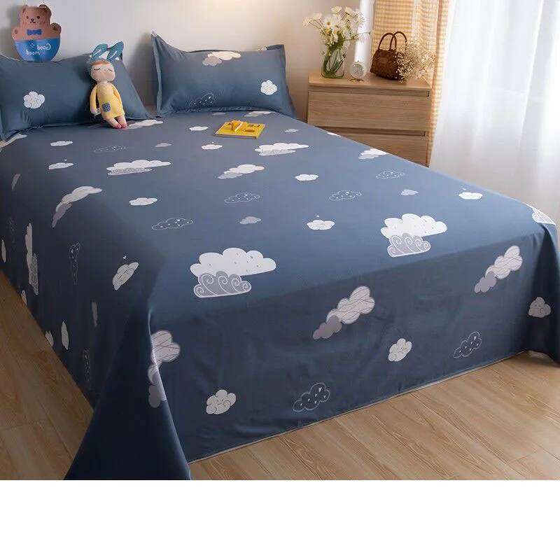 Soft Skin-friendly 3-piece Set Student Dormitory Single Home Double Cartoon Style Four Season Bed Sheet Suit H260311