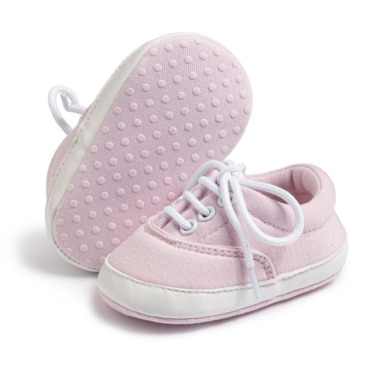 Baby Canvas Shoes Toddlers Boy Girl Sneakers Newborns Lace-up Anti-slip Sport First Walkers Kidsnest Infant Crib Shoes