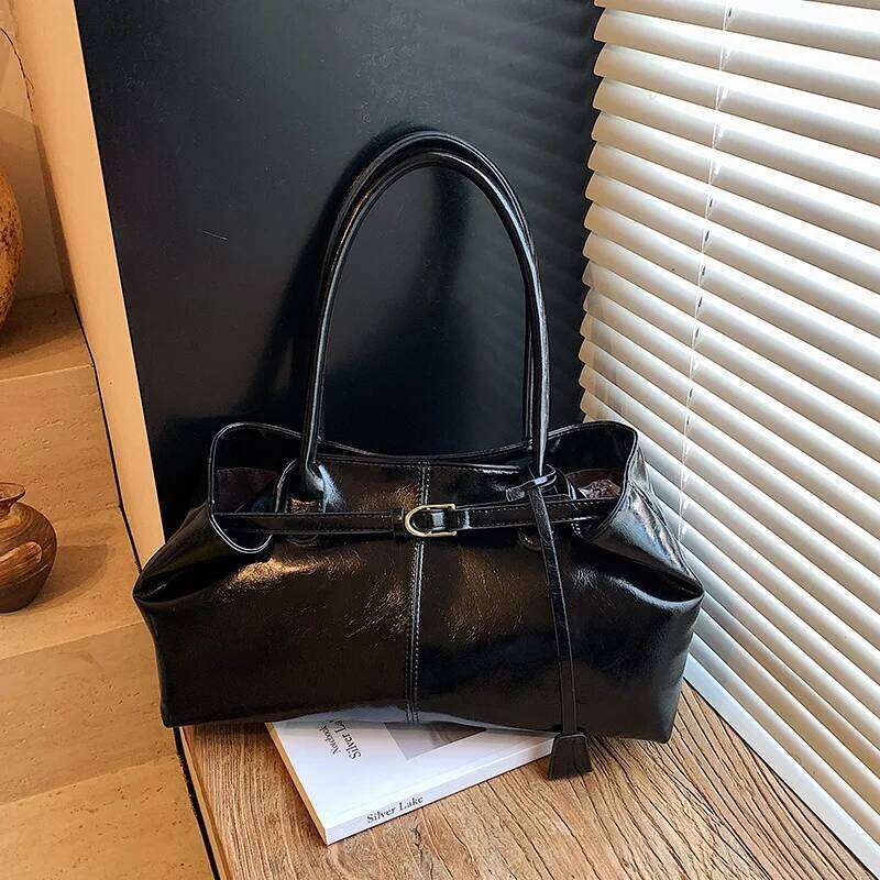 2025 Large Capacity Tote Women, Genuine Leather Multi-Way Shoulder Crossbody Purse, Vintage Chic Work Bag for Office XJ260311