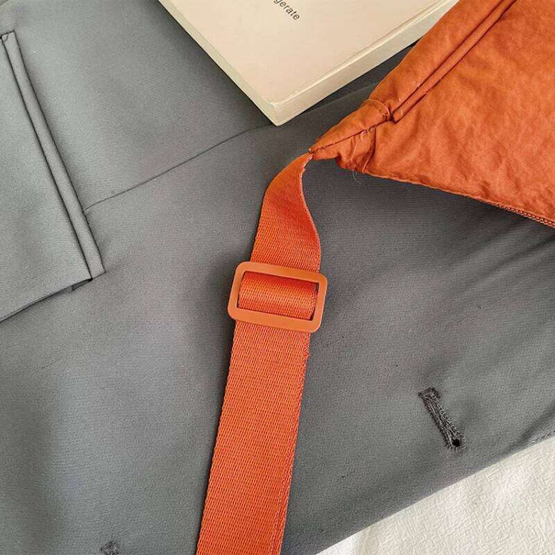 Simple Design Women's Messenger Bag Fashion Ladies Nylon Hobos Small Shoulder Bags Vintage Female Girls Purse Cloth Handbags XJ260311