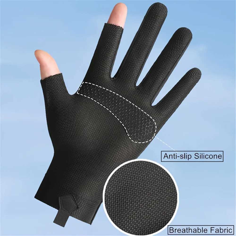 1Pair BreathableNon-Slip GlovesTouchscreen-Compatible FingertipsDesigned for Outdoor Sports Suitable for Both Men and Women M260311