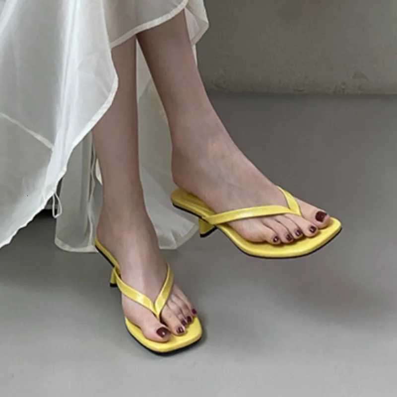 Bailamos 2025 Women Slippers High Heels Sandals Sexy Open Toe Party Wedding Summer Shoes Woman Soft Outdoor Slides Beach F K260311