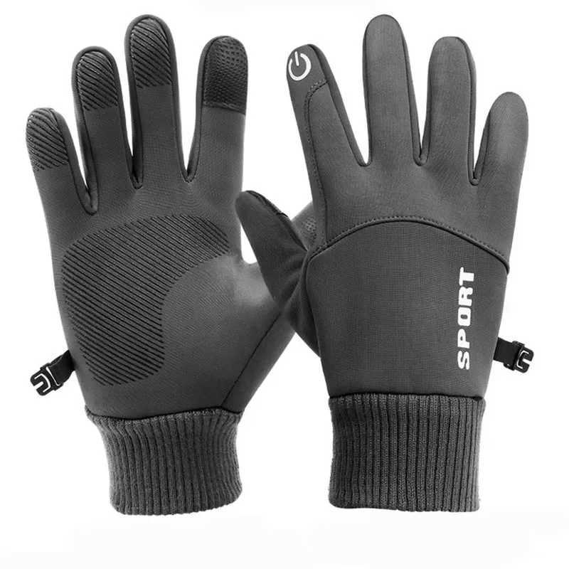 Winter Waterproof Mens Gloves Touchscreen Windproof Sports Fishing Driving Motorcycle Ski Non-slip Warm Cycling Women Gloves M260311
