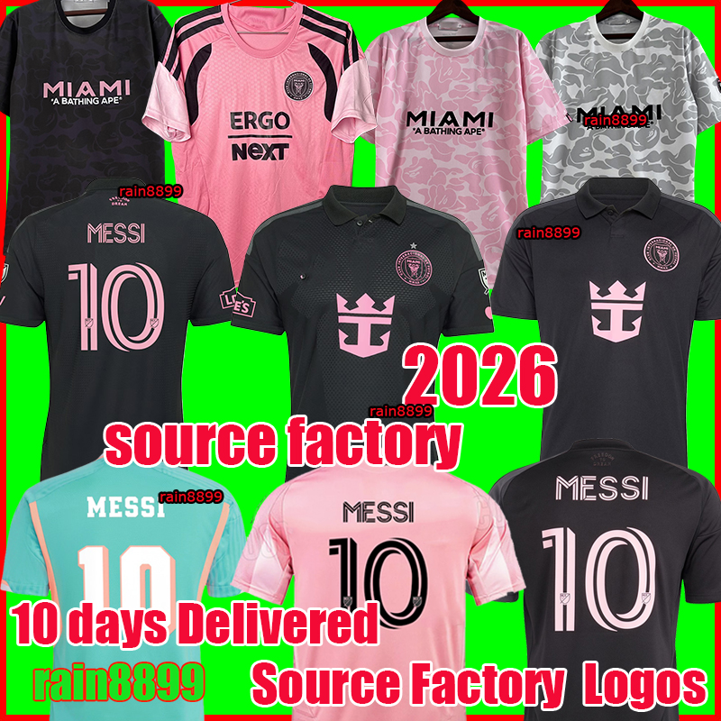 25 26 Fans Player Inters SUAREZ Earth Day Pre-Match MiamiS MESSIS Soccer Jerseys third 2024 2025 Sergio Jordi Alba football shirts PIZARRO Special men kids kit 2026