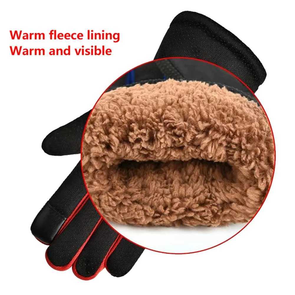 Warm Ski Gloves Polyester WarmLight Waterproof And Breathable The Wrist Can Be Tightened And Relaxed for A Better Fit M260311