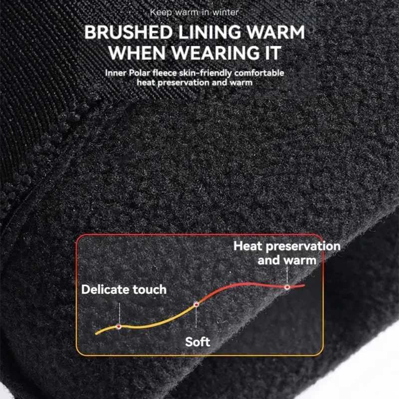 Winter Warm Gloves for Men Women Extended Thickened Windproof and Waterproof Sports Touchscreen Skiing Cycling Gloves M260311