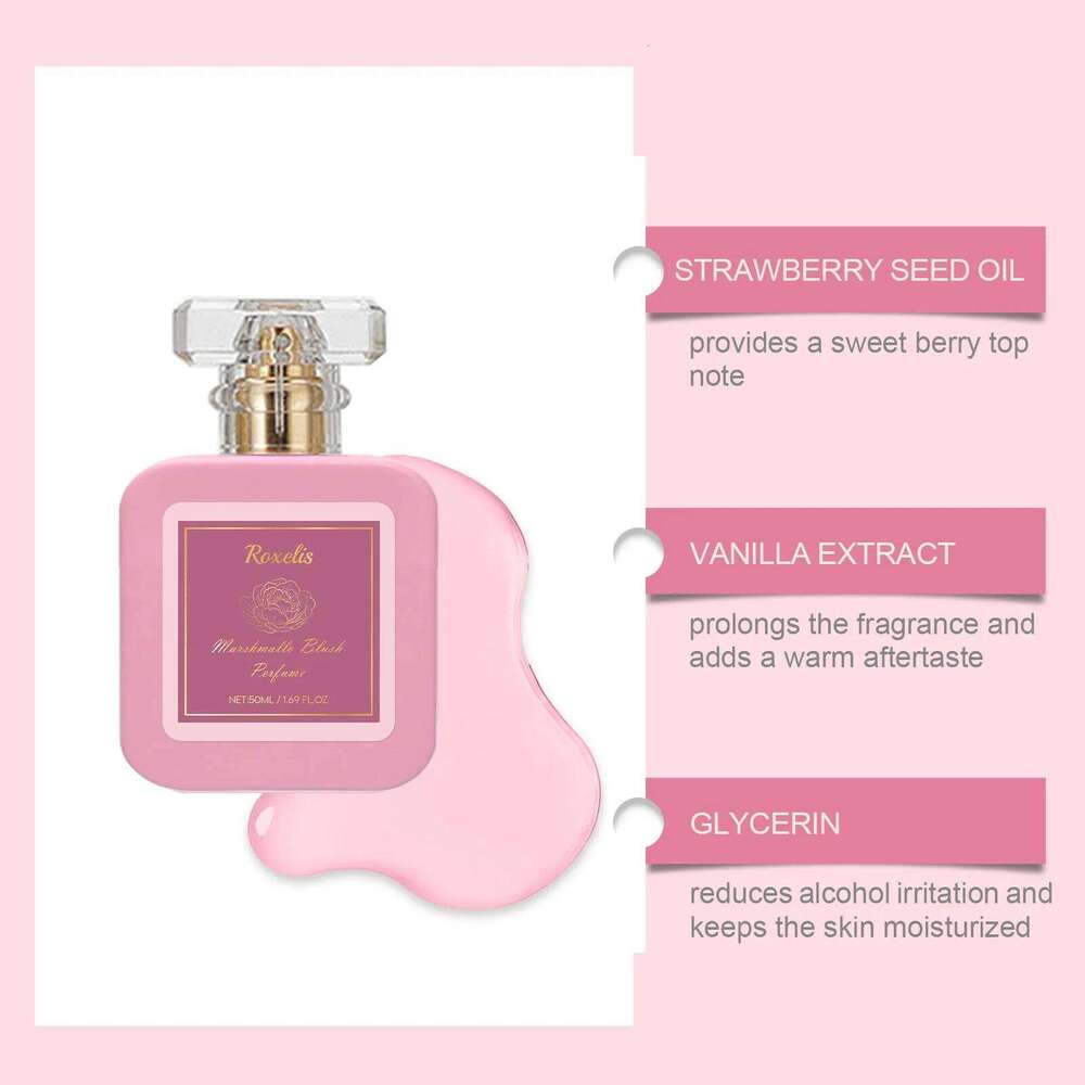 Roxelis Strawberry Sugar Vital perfume Fresh, Sweet and Lasting Fragrance Date Commuting Multi Scene Portable Perfume Z260311