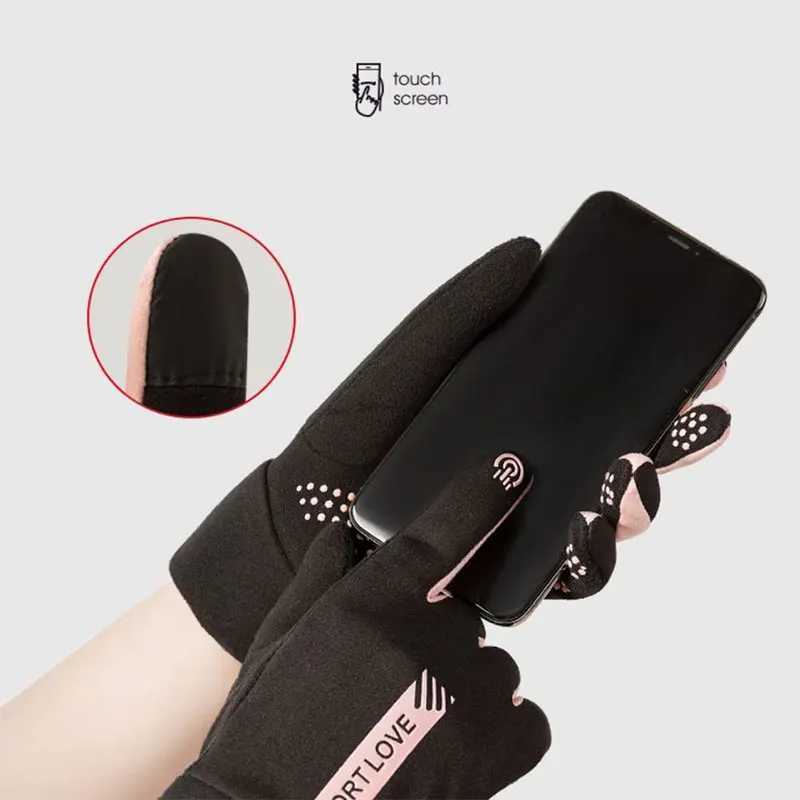 Winter Sports Warm Gloves Windproof Anti-Cold Touch Screen Skiing Gloves Water Resistant Outdoor Sports Cycling Driving Gloves M260311