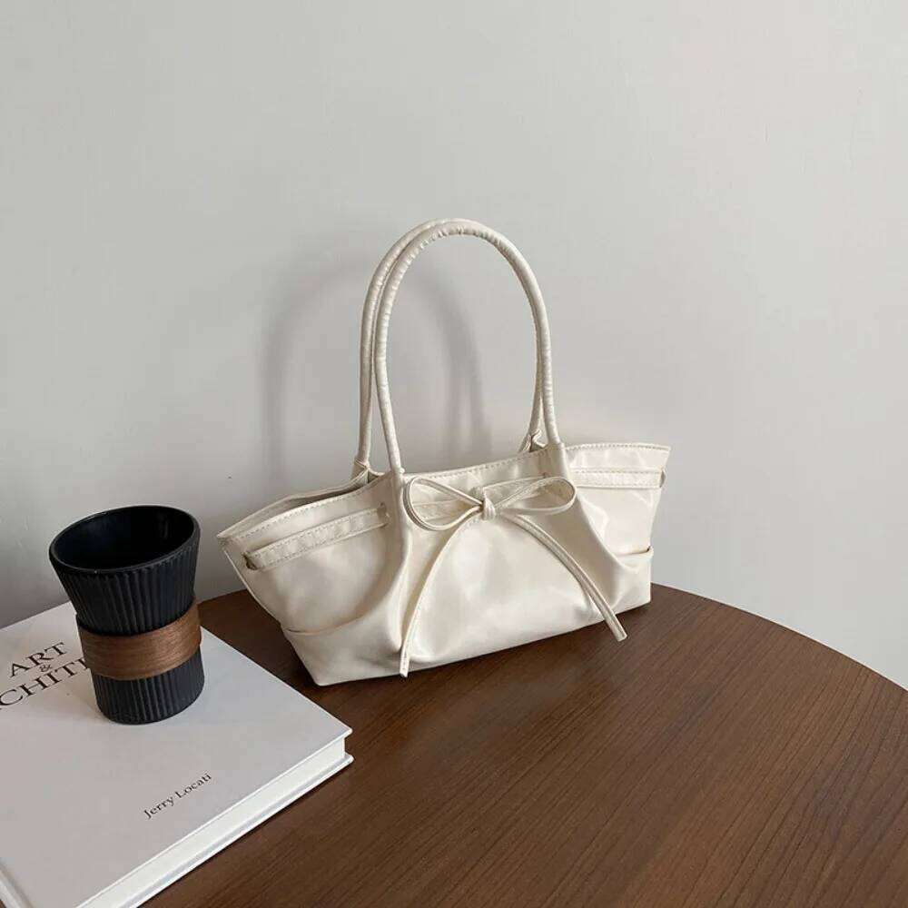 Elegant Designer Bowknot Bucket Gentle Multi-color Bow Cross Body Casual Pu Leather Women's Tote Bag Ladies XJ260311