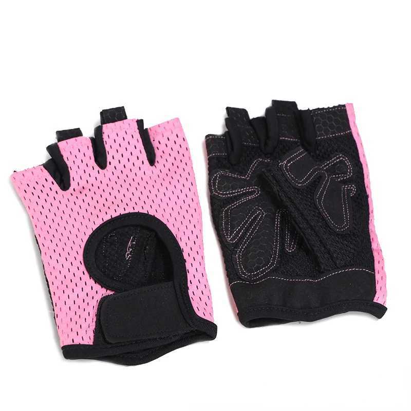 1Pcs Breathable Running Gloves Unisex Couples Half Finger Fitness Anti-slip Outdoor Cycling Sports Workout Fitness Cycle Gloves M260311