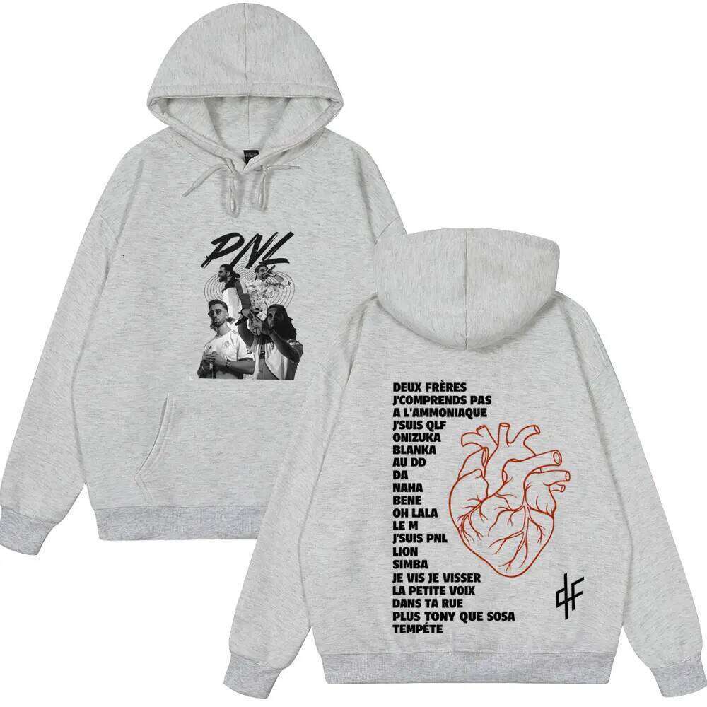 French Rapper PNL Album Le Monde Chico Hoodies Men Women Clothing Fashion Hip Hop Sweatshirts Long Sleeve Streetwear Winter Tops C260311